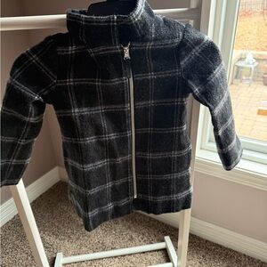 Plaid Zip-Up Jacket